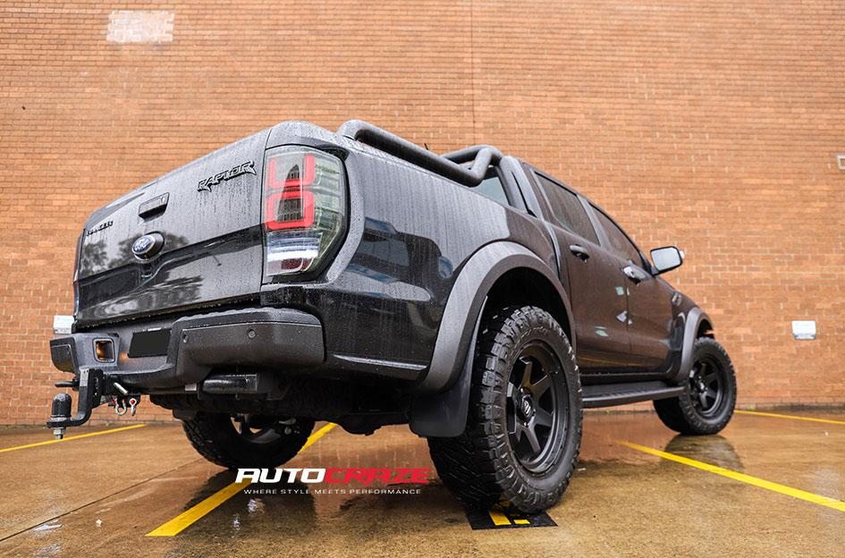 FORD RANGER RAPTOR SHOK MATTE BLACK